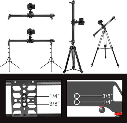 GVM Motorized Camera Slider, Tracking Shooting and 120 Degree Panoramic Shooting