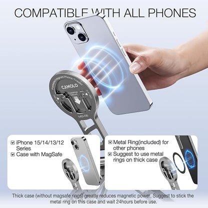 Magnetic Pocket Phone Tripod Foldable Compatible