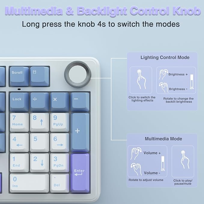 AULA F99 Pro Wireless Mechanical Keyboard