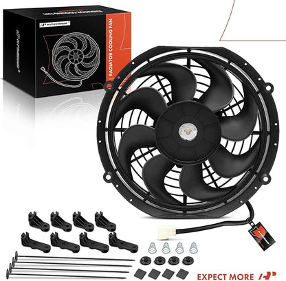 A-Premium 10'' 10 inch Universal Slim Fan Electric Radiator Cooling Fan Assembly