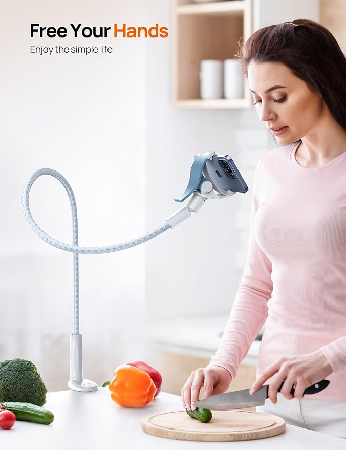 Gooseneck Phone Holder for Bed