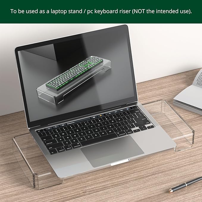 Acrylic Computer Keyboard Cover, Mechanical Keyboard Dust Cover PC Keyboard Cat