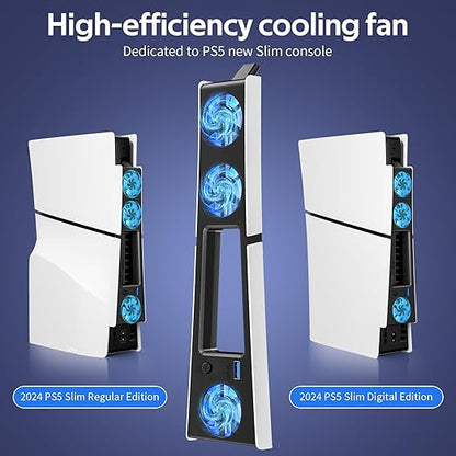Cooling Fan for PS5 Slim, Compatible