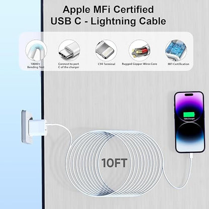 iPhone Charger Fast Charging 10 ft