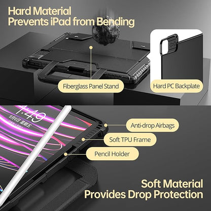 Nillkin Magic Keyboard Case for iPad Pro 13 inch M4 2024, Handheld Case for