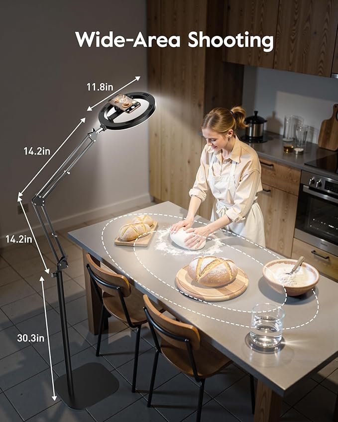 LUXSURE Ring Light Tripod for iPhone