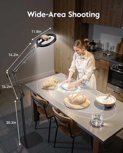 LUXSURE Ring Light Tripod for iPhone