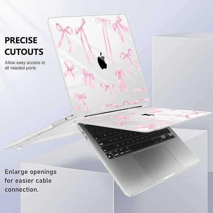 Case for MacBook Pro 13 inch with/Without Touch Bar, Hard Shell + Keyboard