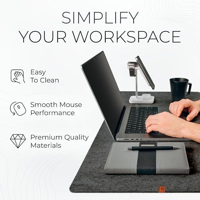 Nordik Large Felt Desk Mat