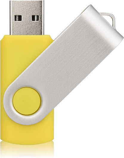 Aiibe 10 Pack 64 GB USB Flash Drives Thumb Drive Jump Drives 64GB 2.0 Flash