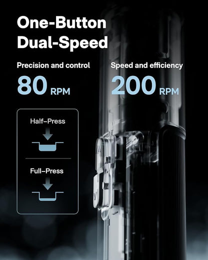 HOTO PixelDrive Electric Screwdriver, Smart Display, 6 Torque Settings