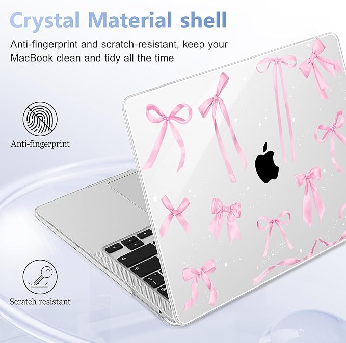 Case for MacBook Pro 13 inch with/Without Touch Bar, Hard Shell + Keyboard