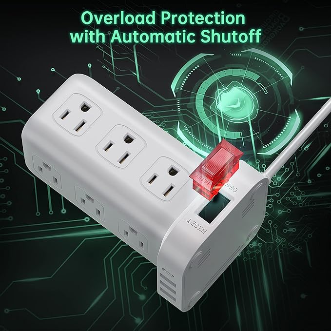 Tower Surge Protector Power Strip