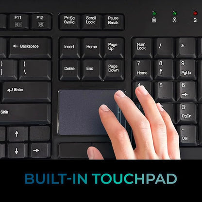 Adesso WKB-4400UB Wireless Desktop Touchpad Keyboard