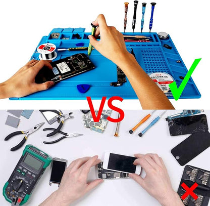 Kaisi S-160 Soldering Mat Insulation Silicone Magnetic Repair Work Station Mat