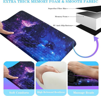 Computer Keyboard Stand with Wrist Rest, Ergonomic Tilted Keyboard Holder