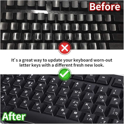 2PCS Arabic-English Keyboard Stickers