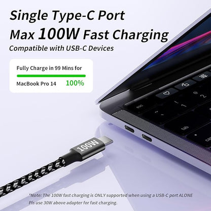 100W USB C Multi Charging Cable