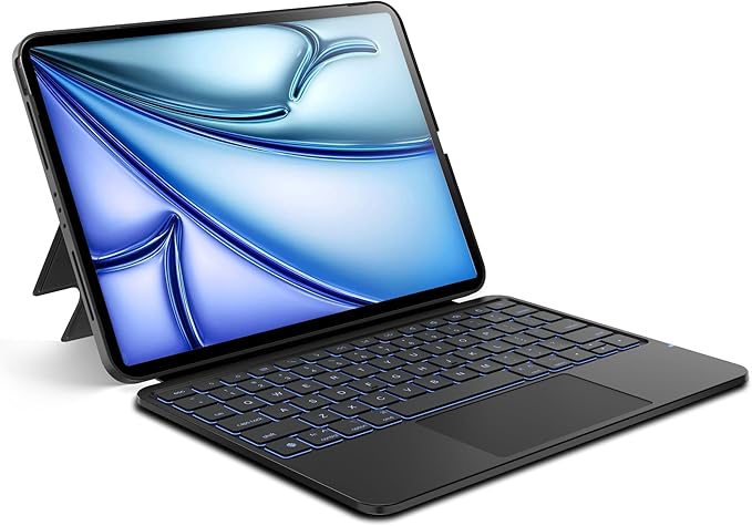 Detachable Keyboard Case for Apple iPad Air 11-inch 2025 & iPad Air 5/4th Gen &