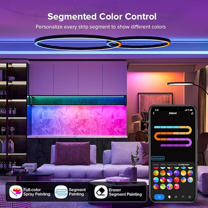 2.4G WiFi SPI RGBW LED Controller DR04W, Smart Life/Tuya App, Alexa & Google