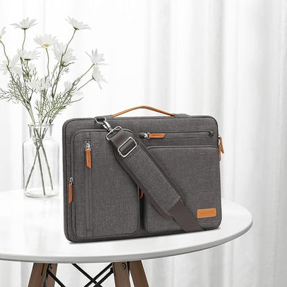 MOSISO 360 Protective Laptop Shoulder Bag, 17-17.3 inch Computer Bag Compatible