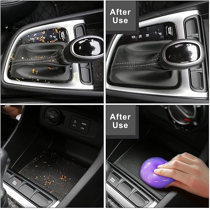 TICARVE 2Pack Cleaning Gel for Car Putty Car Vent Cleaner Cleaning Putty Gel