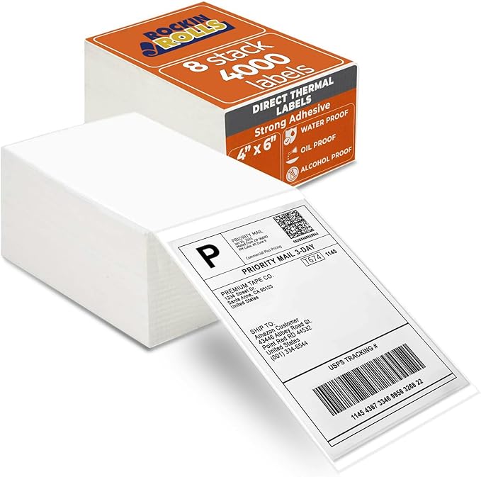 4x6 Thermal Labels