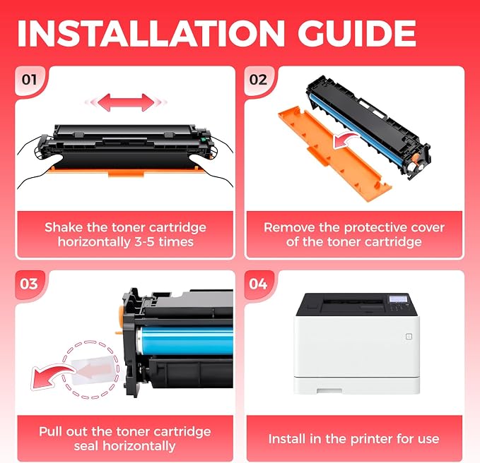 046 Toner Cartridge Set 4-Pack MF733Cdw Toner Replacement