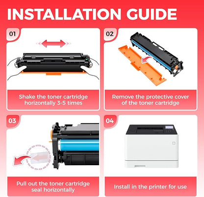 046 Toner Cartridge Set 4-Pack MF733Cdw Toner Replacement