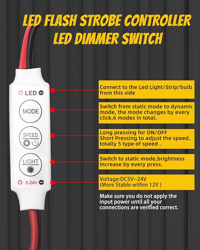 YM E-Bright LED Flash Strobe Controller