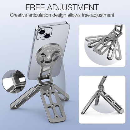 Magnetic Pocket Phone Tripod Foldable Compatible