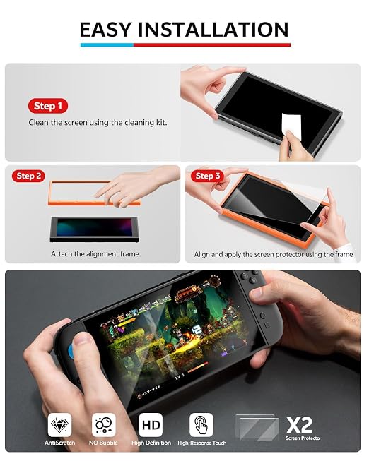 Switch 2 Accessories Bundle for Nintendo, 16-in-1 Game Kit: Carrying Case