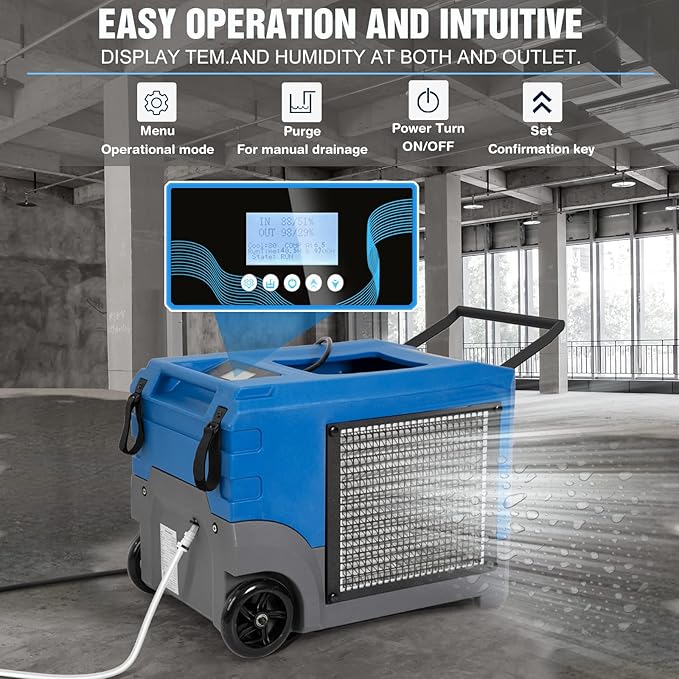 Mounto MOUNTO 268Pints LGR Commercial Compact Dehumidifier