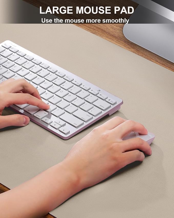 Non-Slip Desk mat, PULeather Desk Pad Protector, Office Desk Mat, Large Mouse