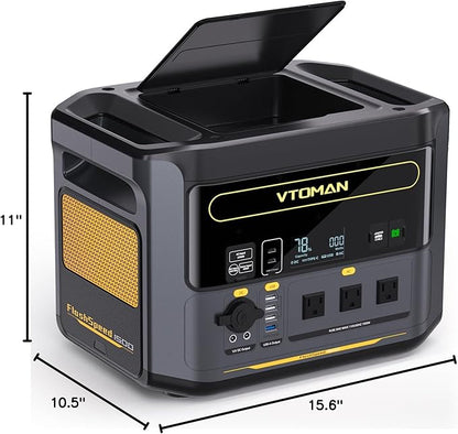 VTOMAN FlashSpeed 1500 Portable Power Station 1548Wh
