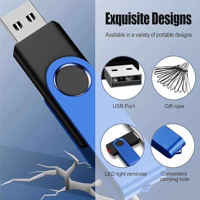 EASTBULL Flash Drive Bulk 2GB USB 20 Pack