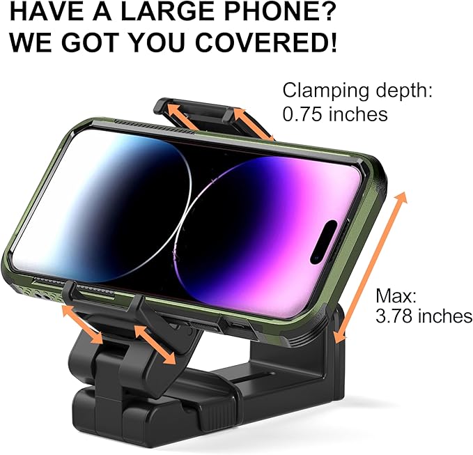 Perilogics 2025 Upgraded Travel Essentials Must Haves Airplane Phone Holder