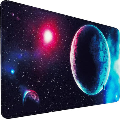 Naukay Gaming Mouse Pad, 31.5x15.7 inch Large Extended Computer Keyboard Mouse
