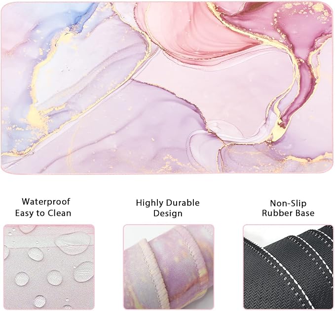 Keyboard Mouse Pad Set, Extended Mouse Pad+Keyboard Wrist Rest Support