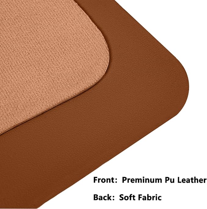 PU Leather Desk Pad Protector Gaming Mouse Pad Non Slip Desk Mat