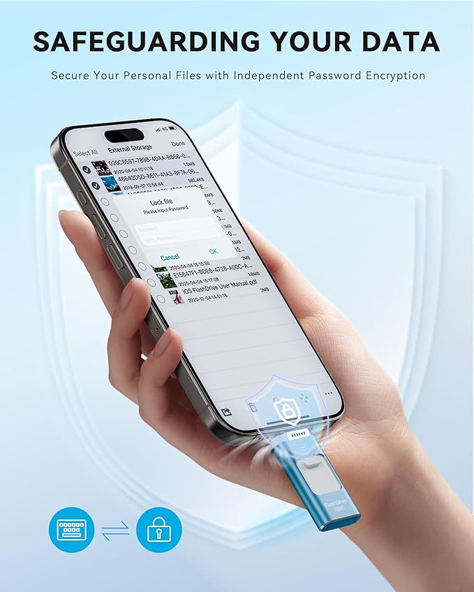 Apple MFi Certified 512GB Flash Drive