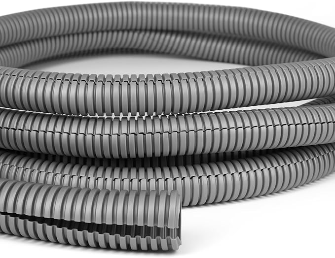 Split Wire Loom Tubing, 25ft Cord Protectors from Pets No Chew, Flexible Wire