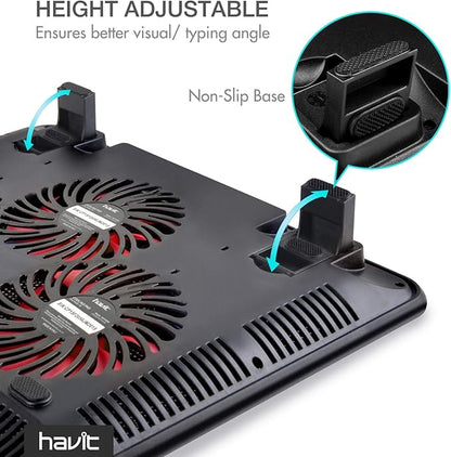 Havit HV-F2056 15.6-17 Inch Laptop Cooler Cooling Pad
