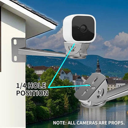 ZT-NET Security Camera Corner Pole Mounting Bracket Stainless Steel Mount