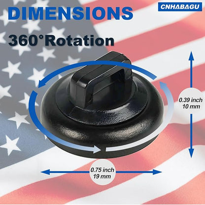 Magnetic Cable Clips Multipurpose Zip Ties Mount Base Holder Black Wire Cable