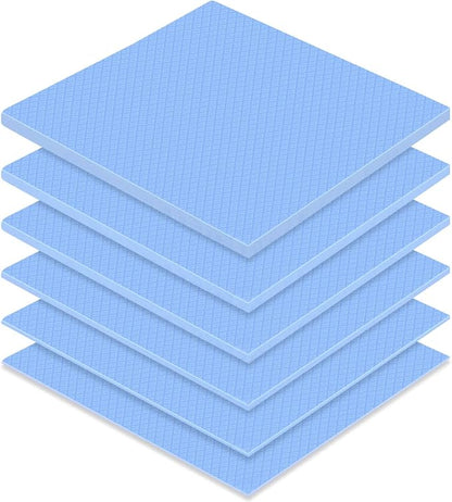 Frienda 6 Pcs Thermal Pad 100 x 100 mm, 0.5 mm, 1 mm, 1.5 mm, 2 mm, 2.5 mm