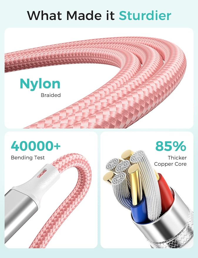 2Pack Travel Essentials Multi Charging Cable