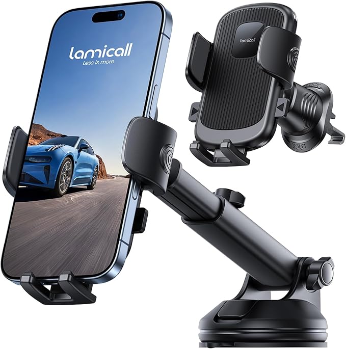Lamicall Car Phone Holder Mount 360° Rotation Phone Holders
