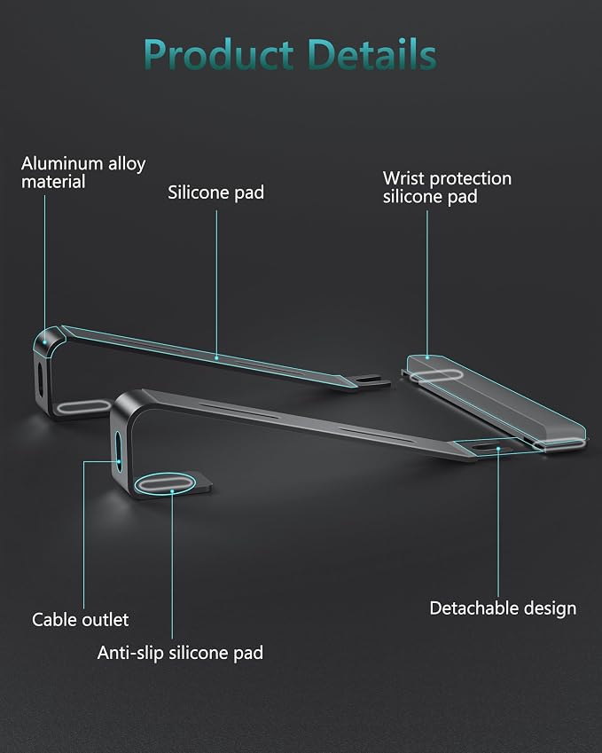 Aluminum Laptop Stand, Notebook Stand