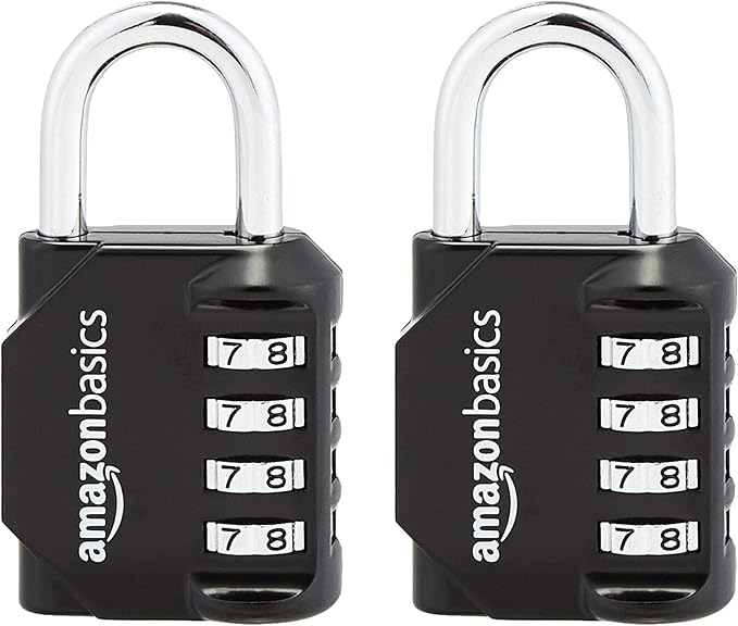 Amazon Basics 4-Digit Combination Lock